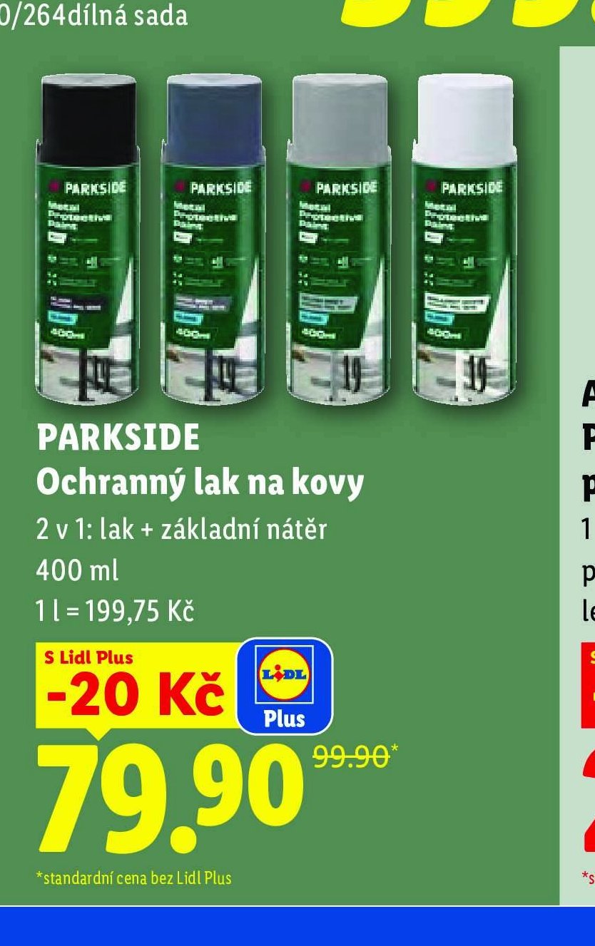 PARKSIDE Ochranný lak na kovy