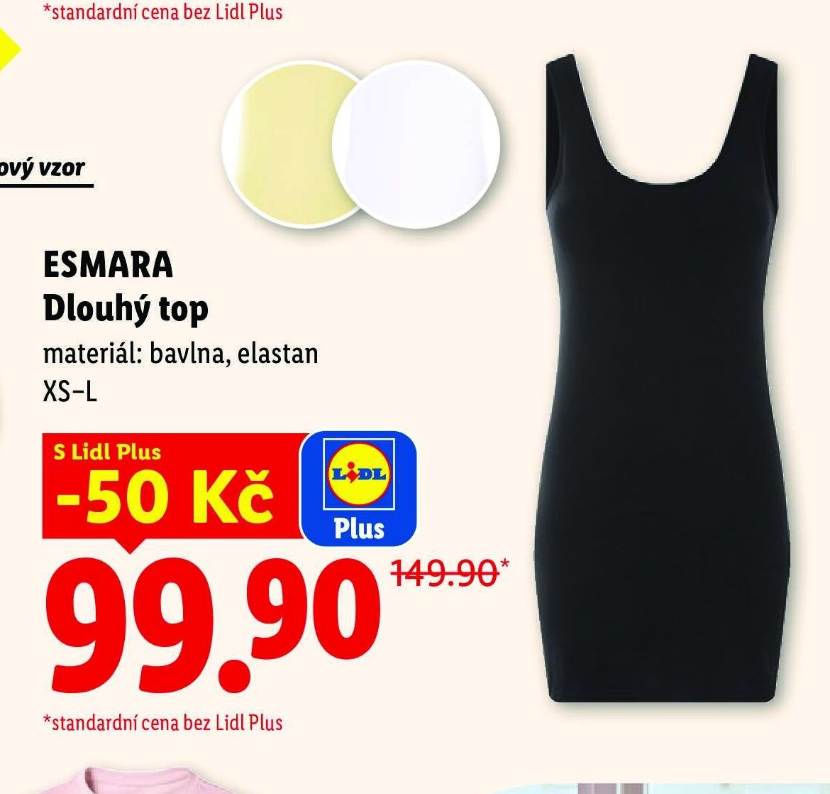 ESMARA Dlouhý top