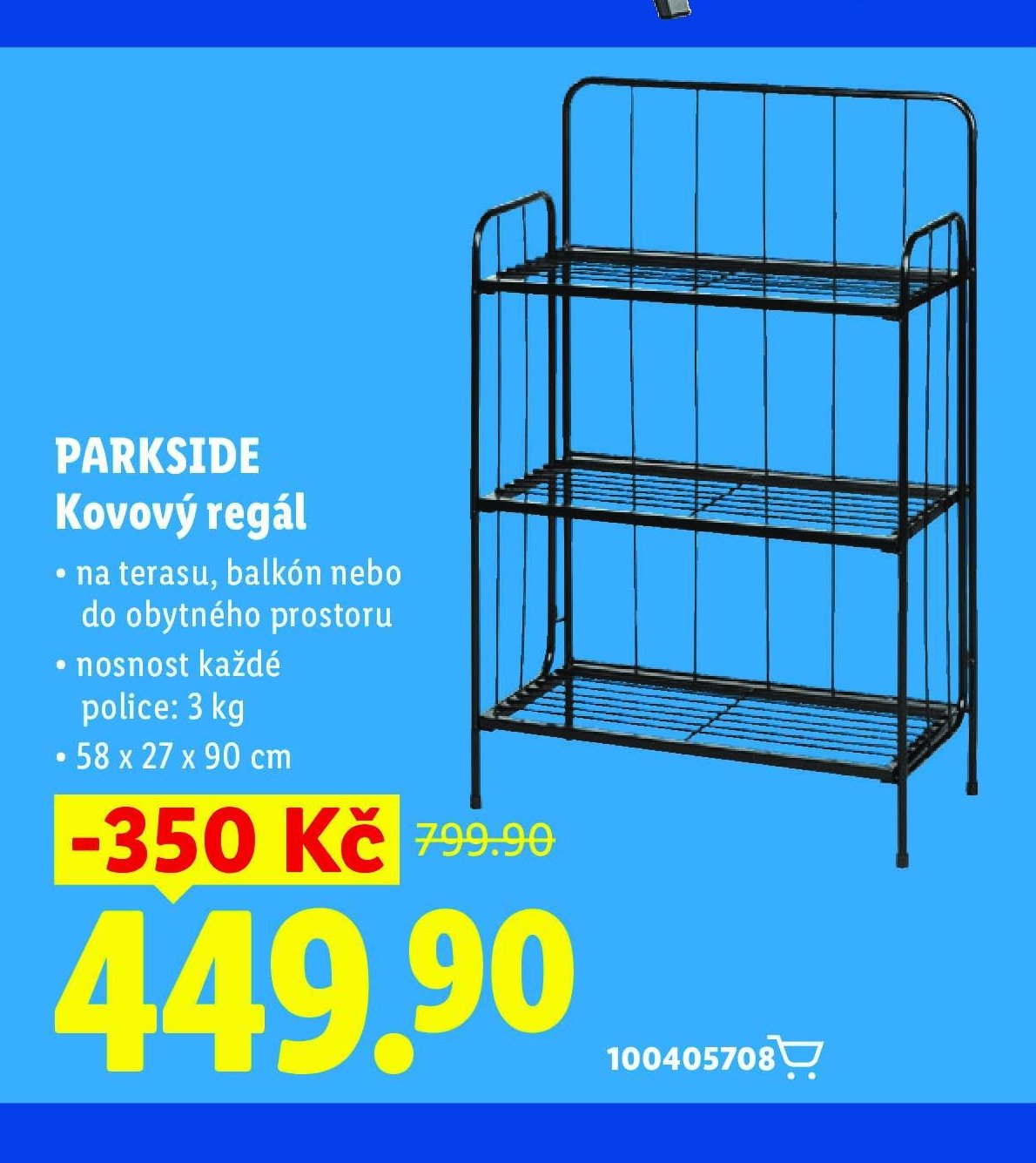 PARKSIDE Kovový regál