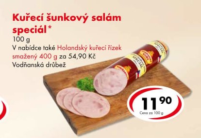 Kuřecí šunkový salám speciál