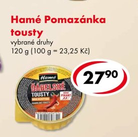 Hamé Pomazánka tousty