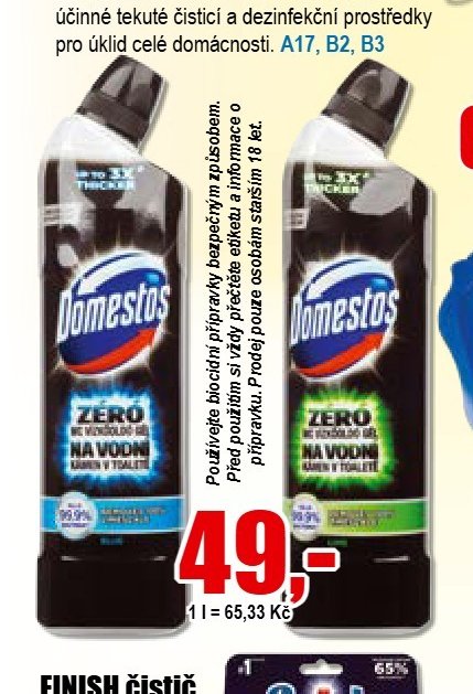 Čistič DOMESTOS 750 ml