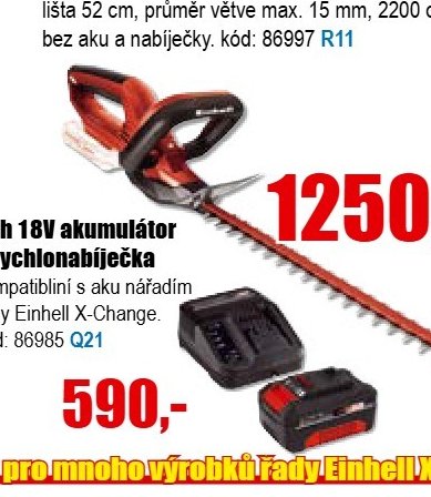 4ah 18V akumulátor a rychlonabíječka