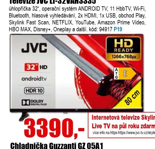Televize JVC LT-32VAH3335
