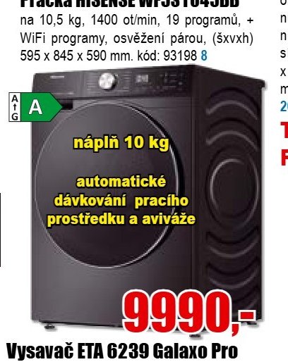 Pračka HISENSE WF5S1045BB