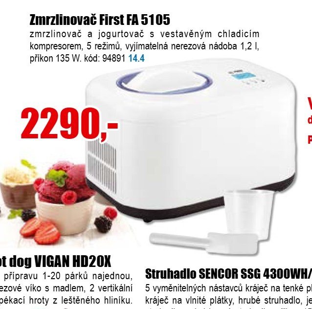 Zmrzlinovač First FA 5105