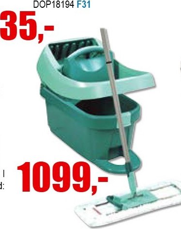 Mop Leifheit Profi + vědro s kolečky