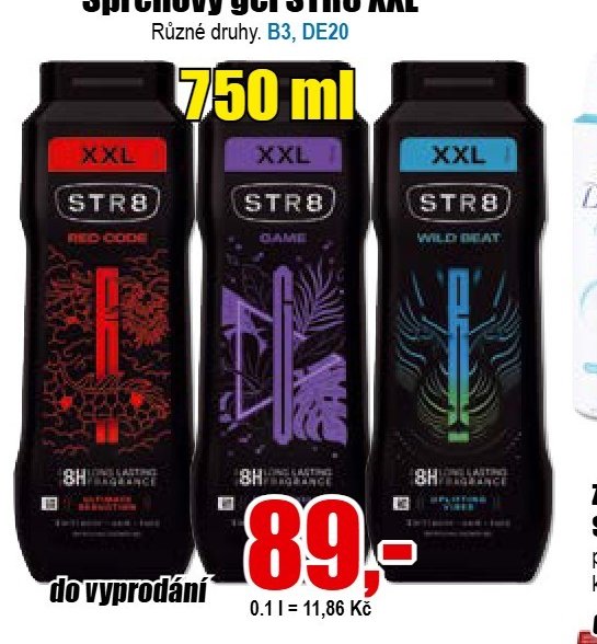 Sprchový gel STR8 XXL
