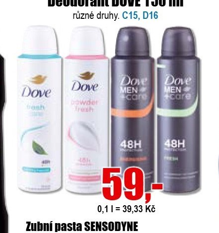 Deodorant DOVE 150 ml