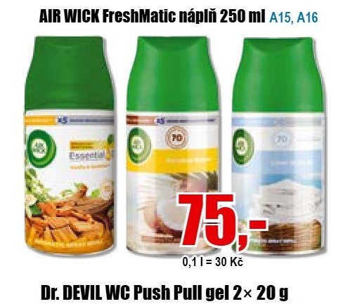 AIR WICK FreshMatic náplň 250 ml