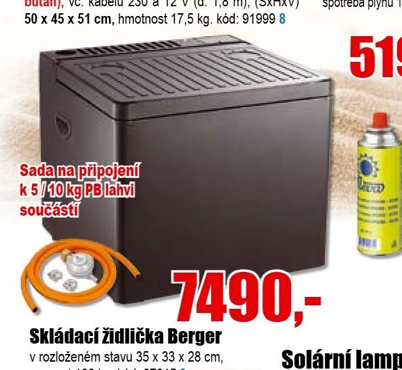 Absorpční chladnička MEVA XCA-40G