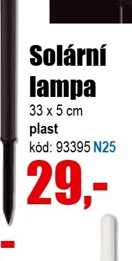 Solární lampa