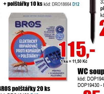 El. odpařovač na komáry
