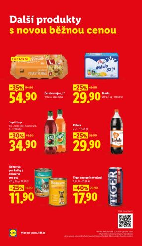 akční leták Lidl 6.8.2026-9.8.2026
