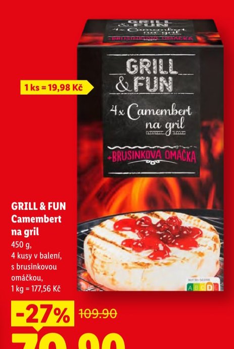 GRILL & FUN Camembert na gril