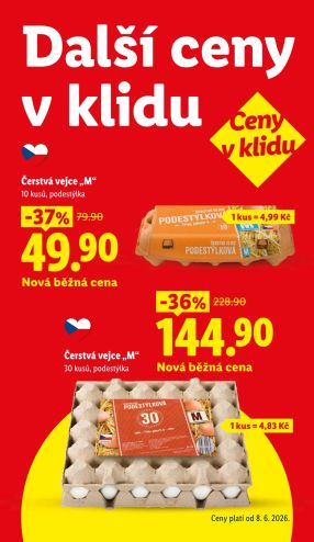 akční leták Lidl 3.8.2026-5.8.2026
