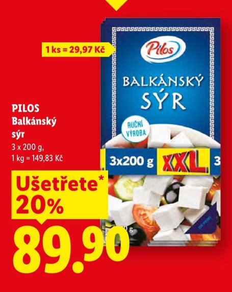 Pilos Balkánský sýr