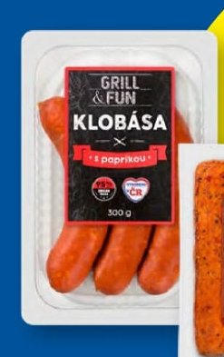 GRILL & FUN Klobása s paprikou