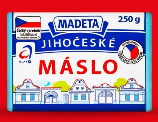 Madeta Jihočeské máslo