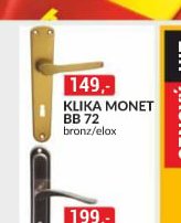 KLIKA MONET BB 72 bronz/elox