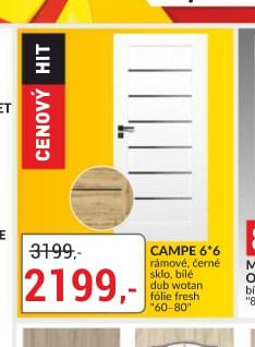 Dveře CAMPE 6*6