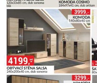 OBÝVACÍ STĚNA SALSA