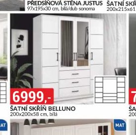 ŠATNÍ SKŘÍŇ BELLUNO
