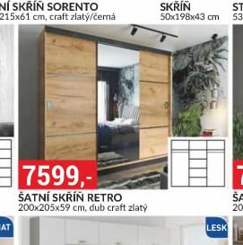 ŠATNÍ SKŘÍŇ RETRO