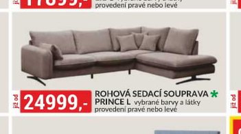 ROHOVÁ SEDACÍ SOUPRAVA PRINCE L
