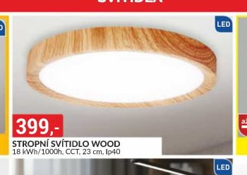 STROPNÍ SVÍTIDLO WOOD