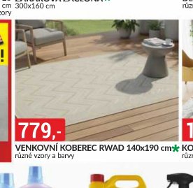 VENKOVNÍ KOBEREC RWAD 140x190 cm