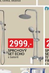 Sprchový set Echo s baterií - bauMax akcniletaky.com