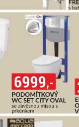 Podomítkový WC set City Oval - bauMax akcniletaky.com