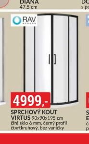 Sprchový kout Vela 90x90x190 cm - bauMax akcniletaky.com