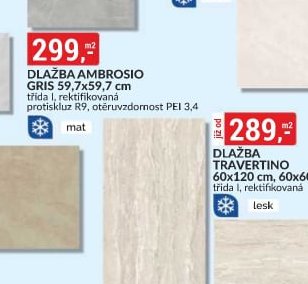 DLAŽBA AMBROSIO GRIS 59,7x59,7 cm - bauMax akcniletaky.com