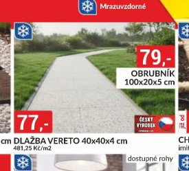 Dlažba VERETO 40x40x4 cm - bauMax akcniletaky.com