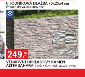 Venkovní obkladový kámen ALTEA SAHARA - bauMax akcniletaky.com