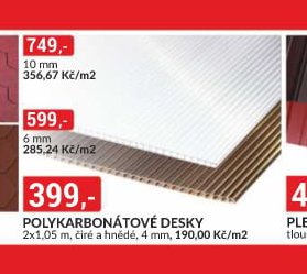 Polykarbonátové desky - bauMax akcniletaky.com