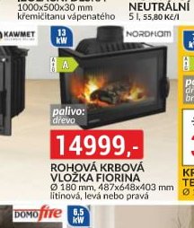 Rohová krbová vložka FIORINA - bauMax akcniletaky.com