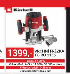 Einhell Vrchní frézka TC-RO 1155 - bauMax akcniletaky.com