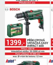 Bosch Příklepová vrtačka Easy Impact 600 - bauMax akcniletaky.com