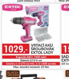 Extol Lady Vrtací aku šroubovák - bauMax akcniletaky.com