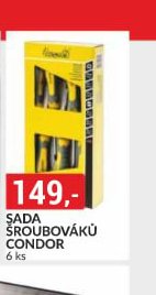 Sada šroubováků CONDOR 6 ks - bauMax akcniletaky.com