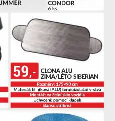 Clona Alu Zima/Léto Siberian - bauMax akcniletaky.com