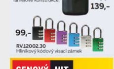 RV.12002.30 Hliníkový kódový visací zámek - bauMax akcniletaky.com