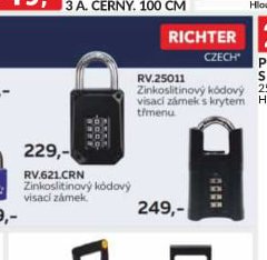RV.621.CRN Zinkoslitinový kódový visací zámek - bauMax akcniletaky.com