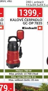 Kalové čerpadlo GC-DP 7835 Einhell - bauMax akcniletaky.com