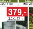 Plotové pole 2,5x1,53 m - bauMax akcniletaky.com