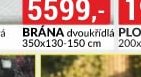 Brána dvoukřídlá 350x130-150 cm - bauMax akcniletaky.com