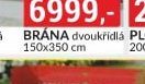 Brána dvoukřídlá 150x350 cm - bauMax akcniletaky.com